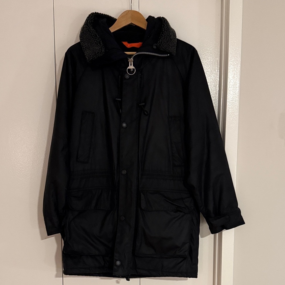 Barbour Men’s Black Hooded Jacket